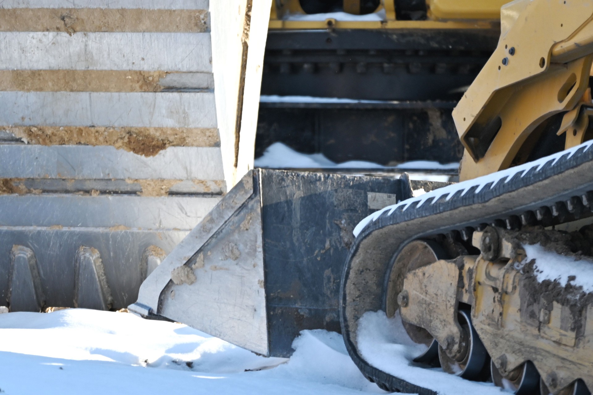 Construction Loader and Scoop